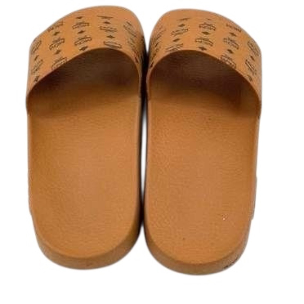 Monogram Mcm Print Rubber Slides - image 5